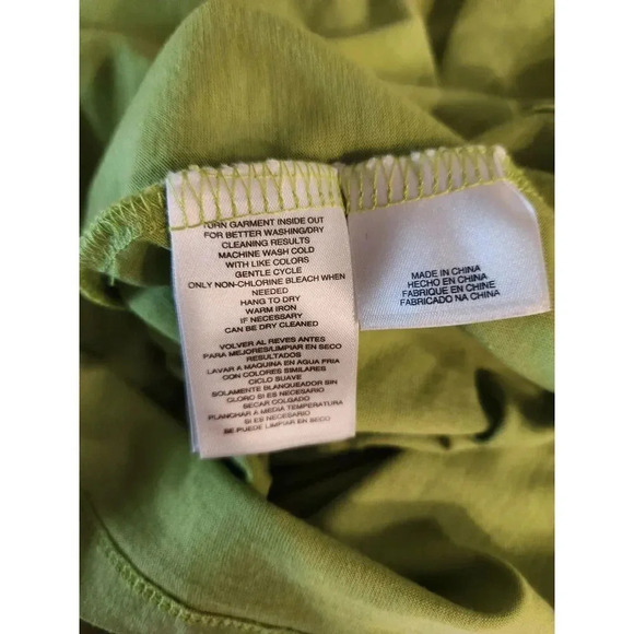 NWT Jones New York Sport Pleated Sleeveless Top in Green Apple Sz S - Picture 7 of 7